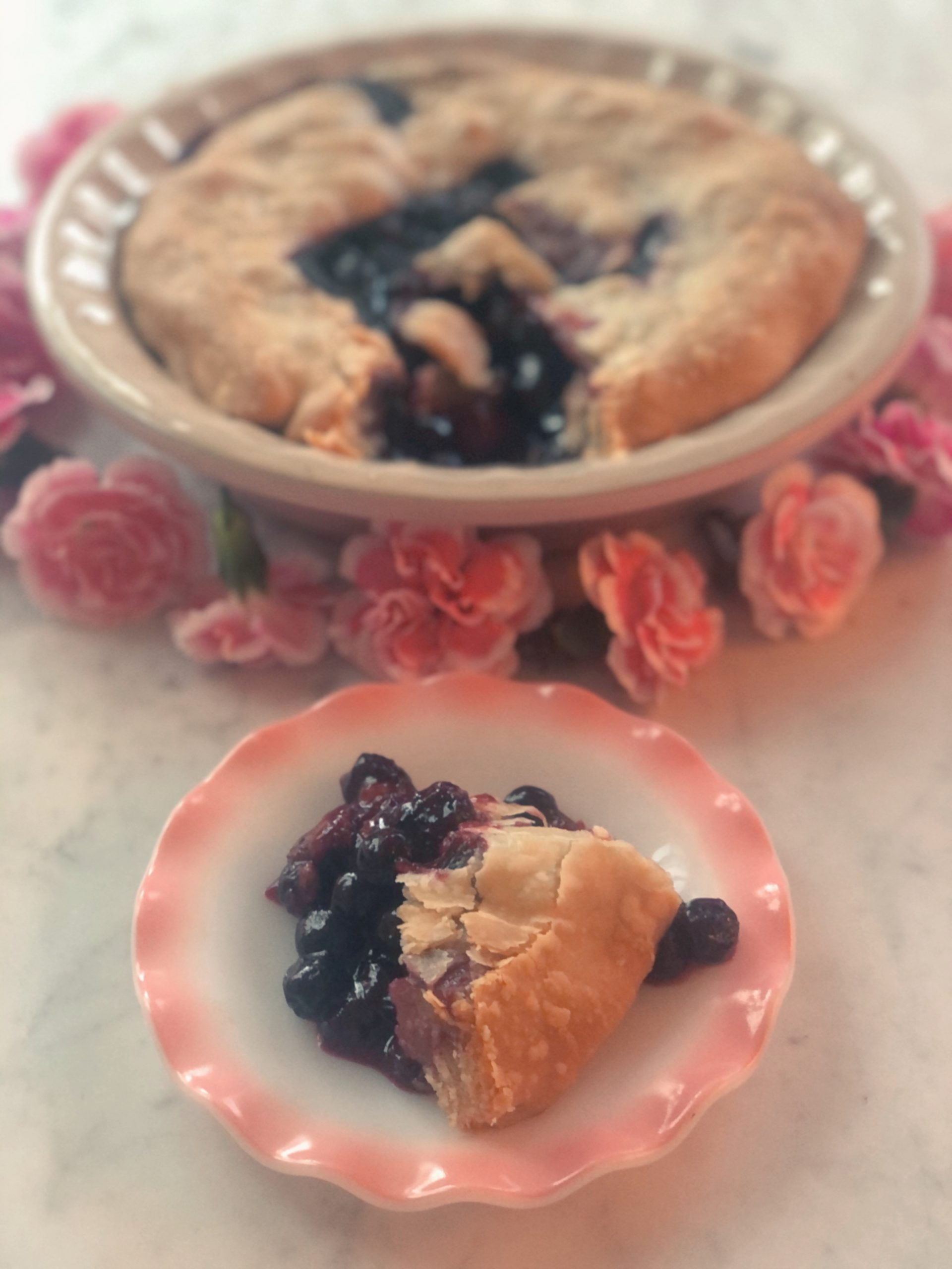 Blueberry Lavender Pie
